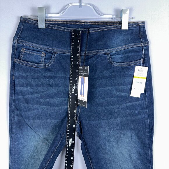 Sofia Vergara Melisa High Rise Flare Jeans Womens Size 12 Denim Stretch Blue - Picture 9 of 12